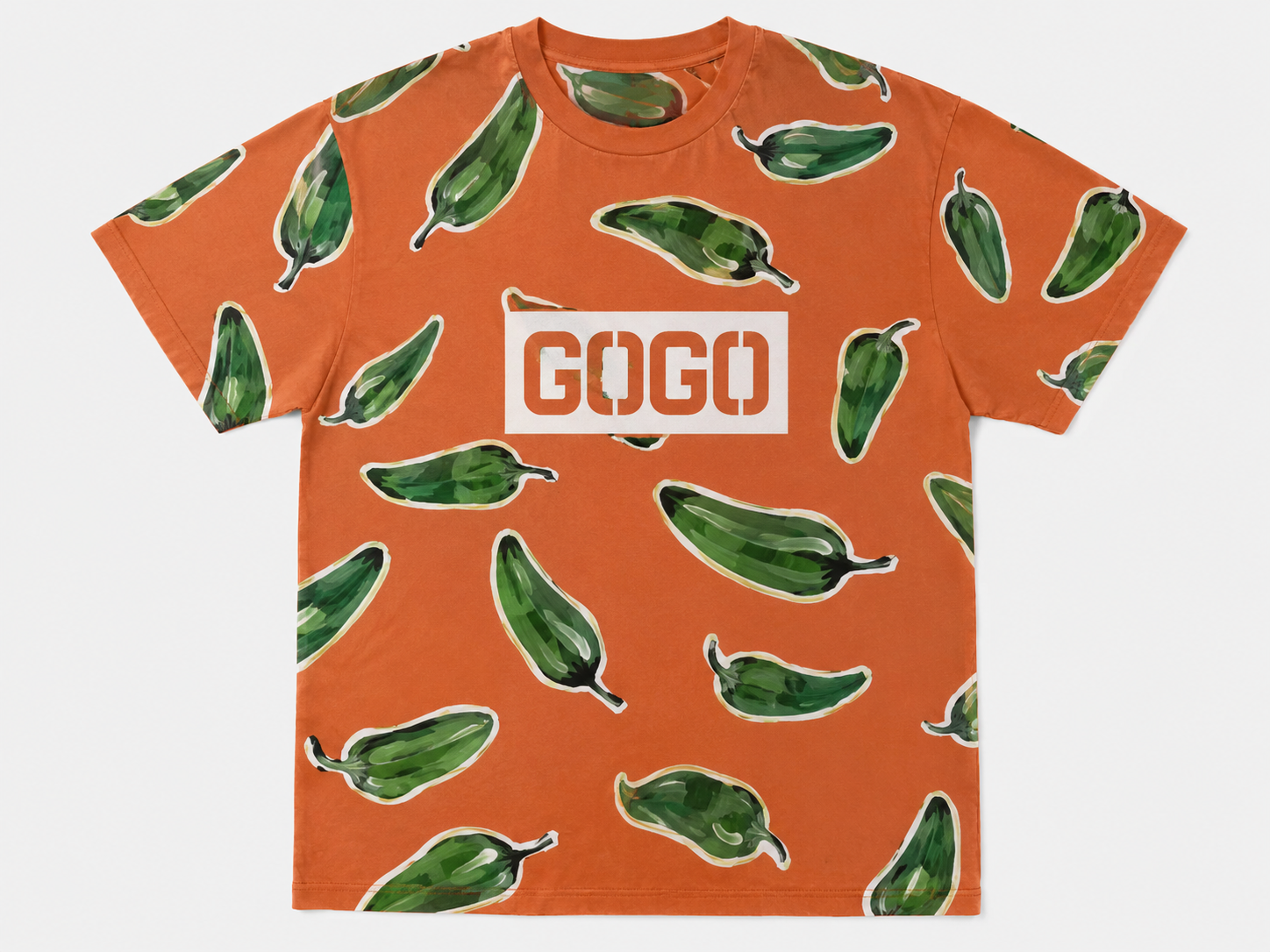 Jalapeño Pepper T-Shirt with GOGO Logo