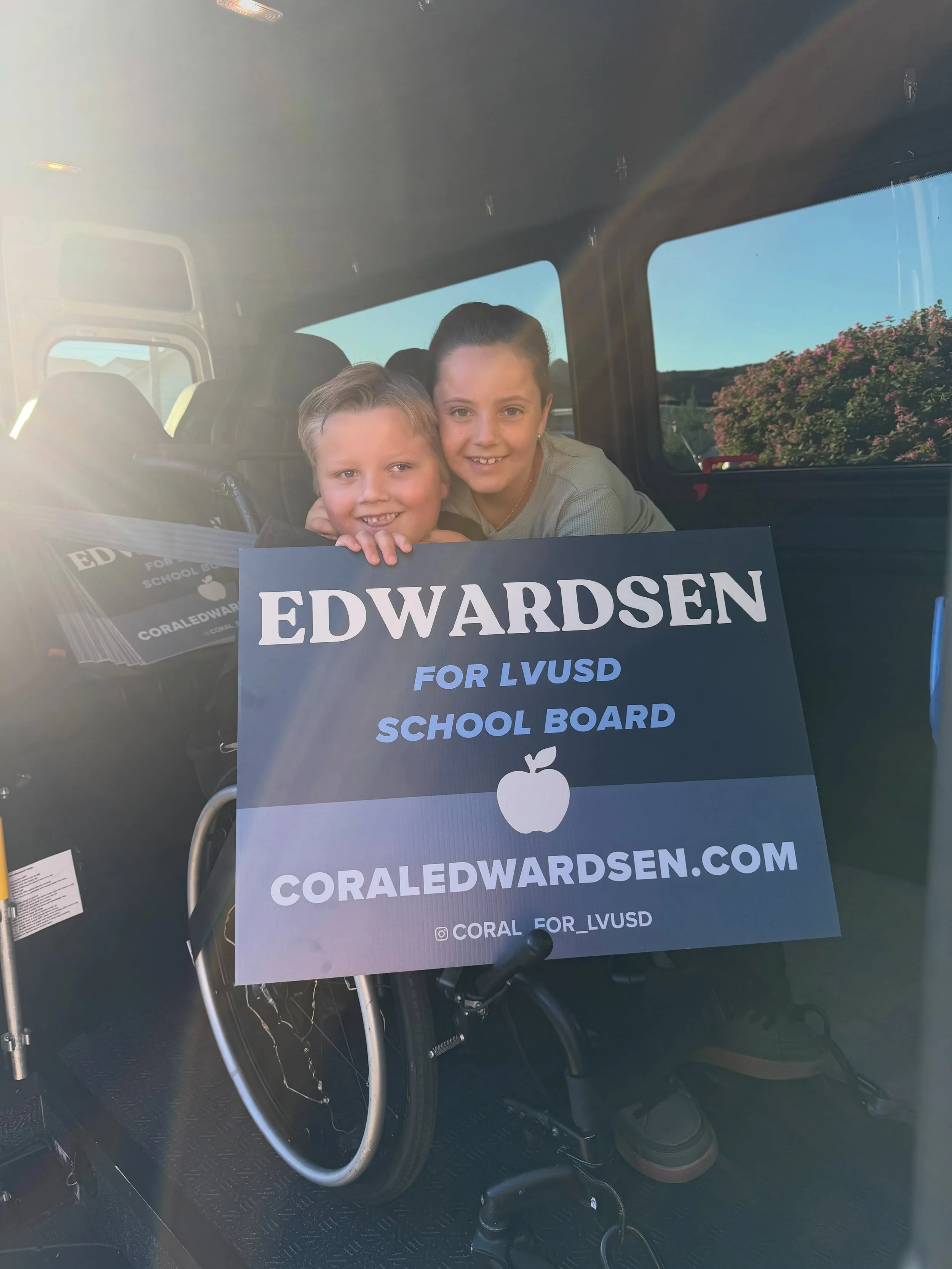 Agoura Hills and anywhere else in LVUSD, if you would like a yard sign, we will be doing more drops this week! Please DM me your address if you want one.