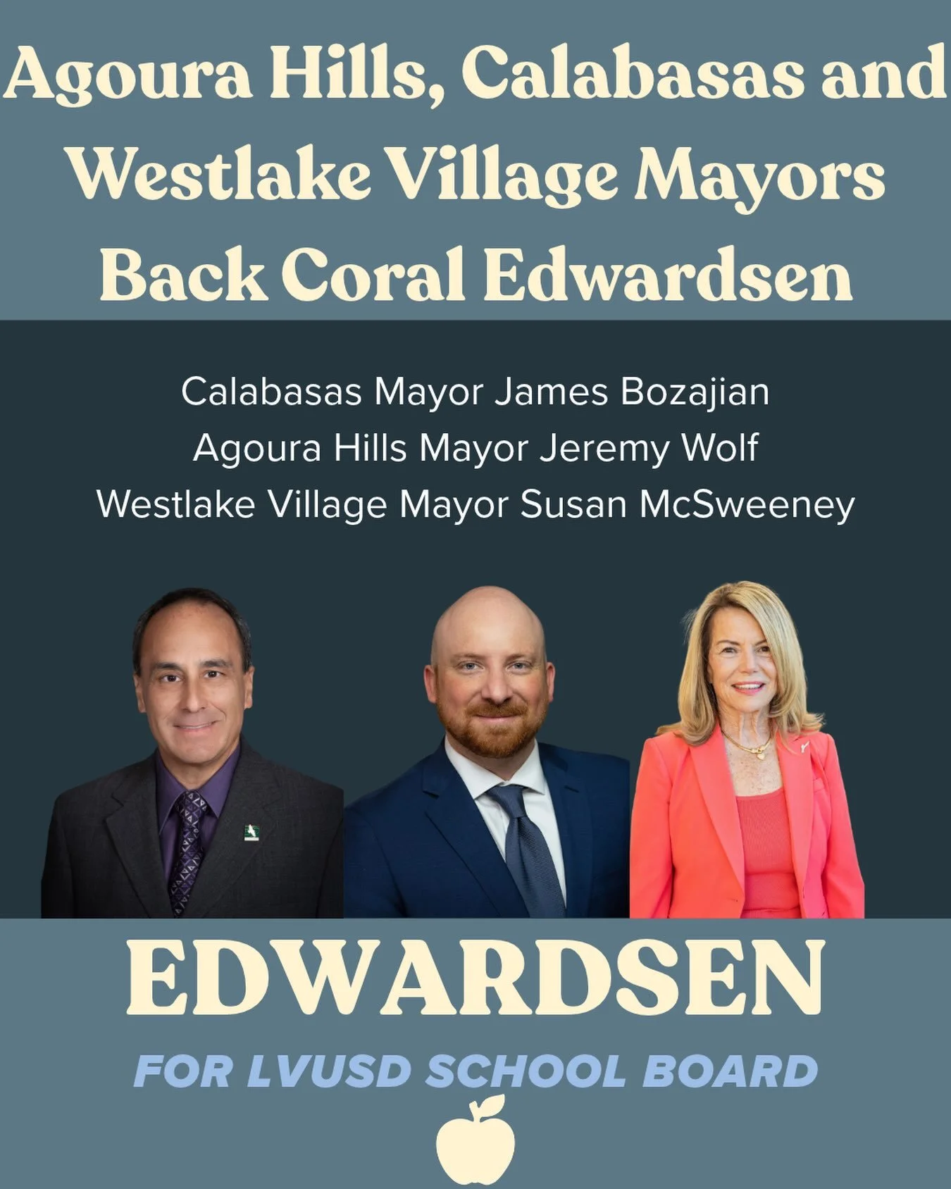 Grateful to have earned the support of our local leaders. Please visit my website to see a full list of endorsements. 🗳️✅