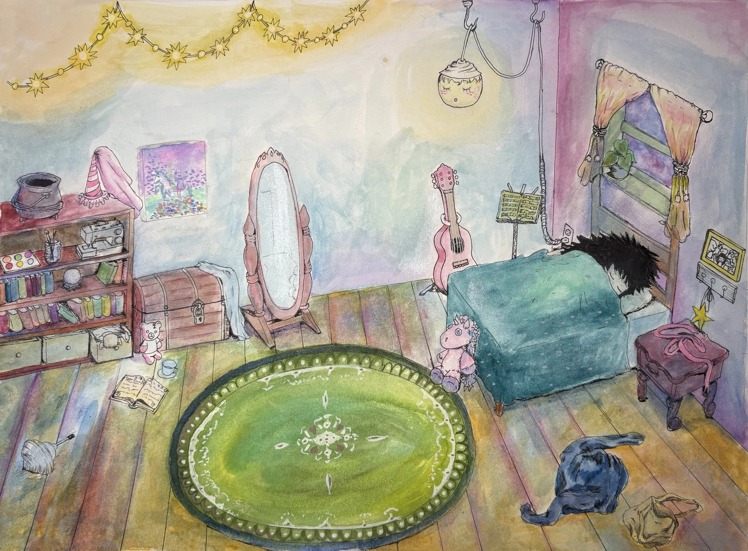Amy's Room Art Print