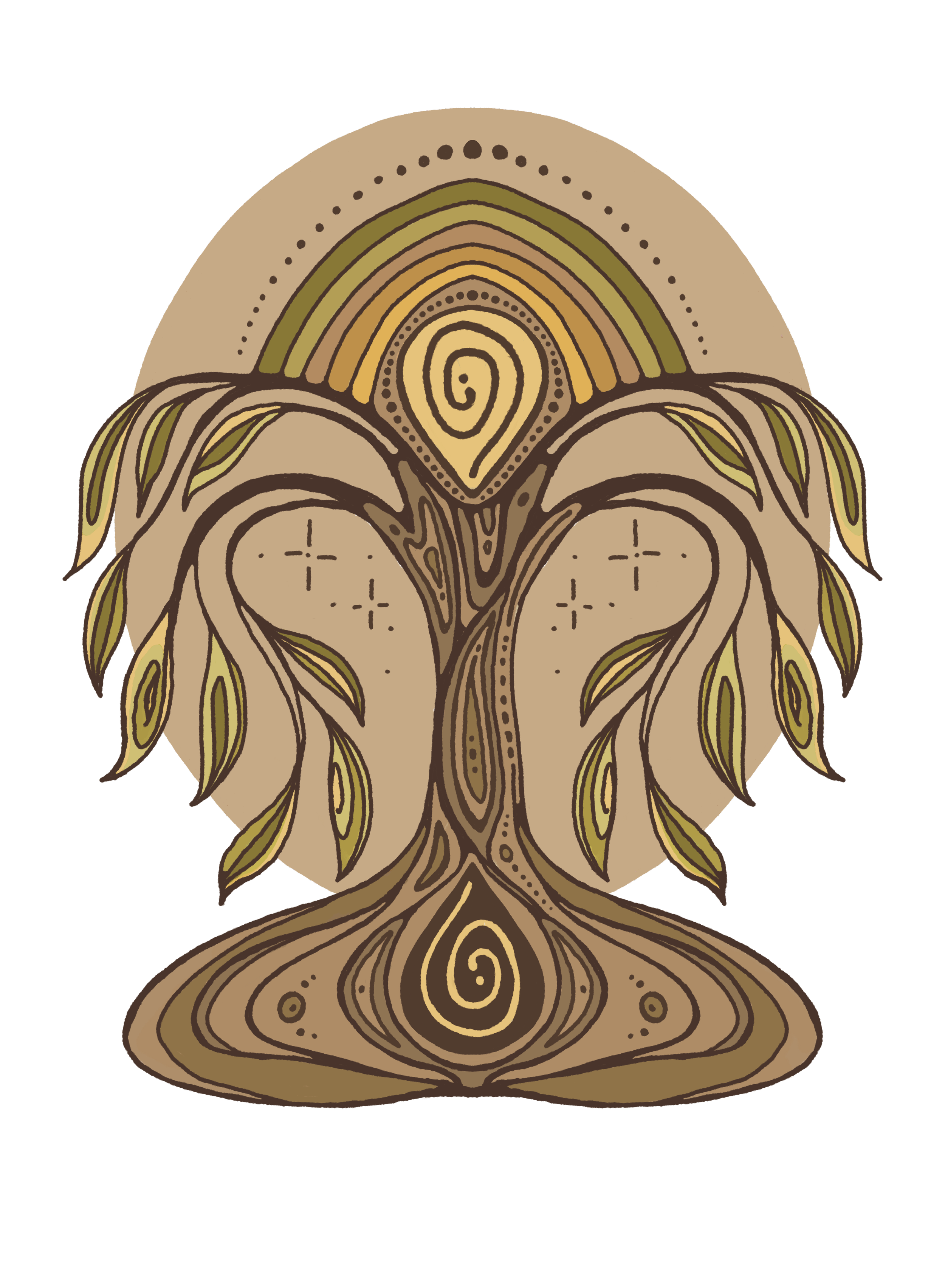 embodied willow logo art