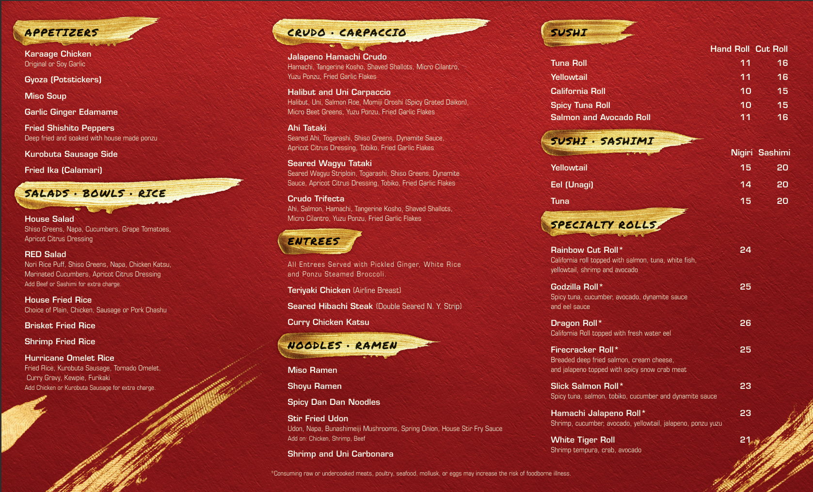 NEW REDESIGN - MENU