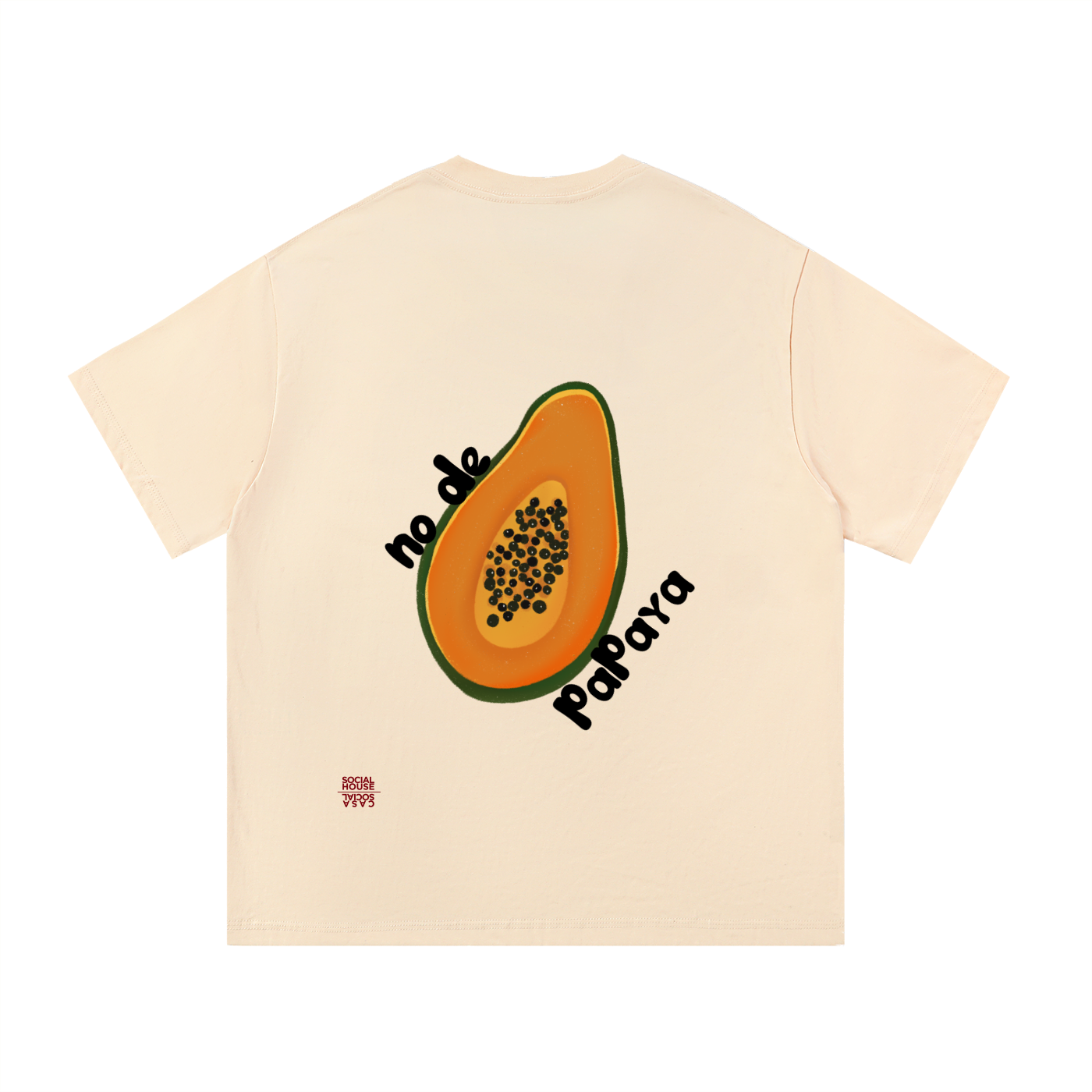Essential Cotton T-Shirt - No de Papaya