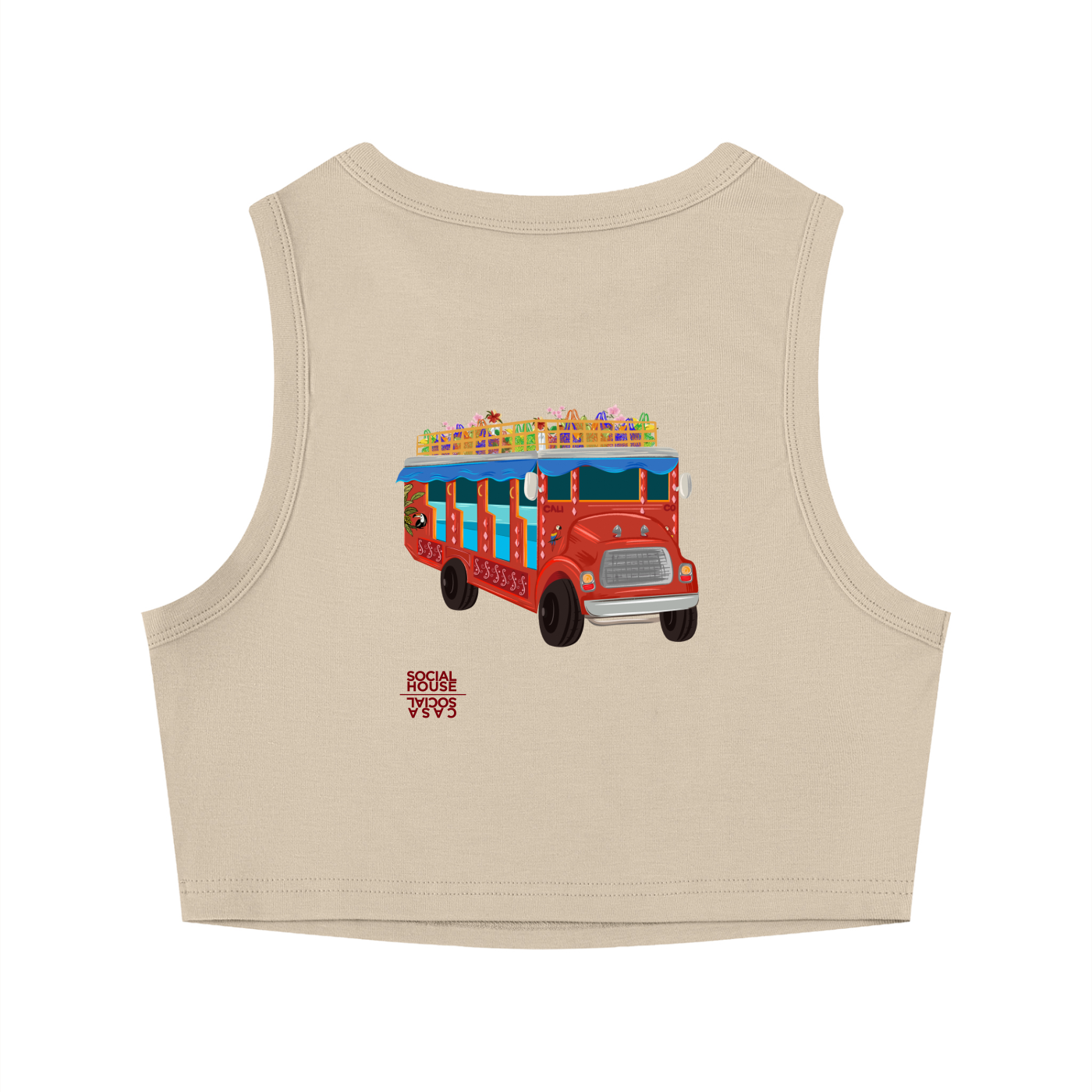 Women's Crop Tank Top - Chiva