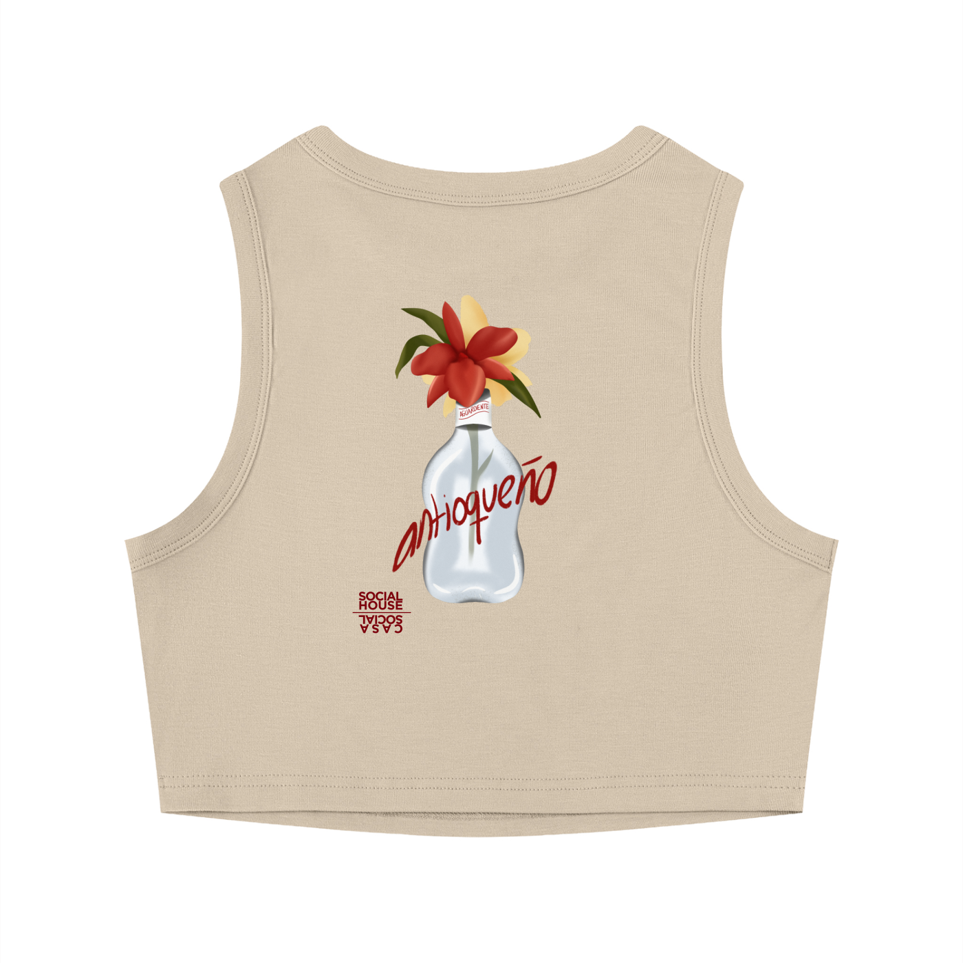 Women's Crop Tank Top - Antioqueno