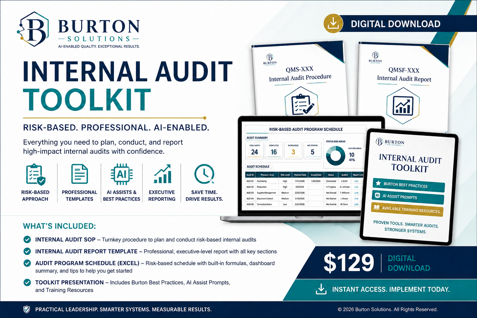 September Toolkit:  Internal Audit
