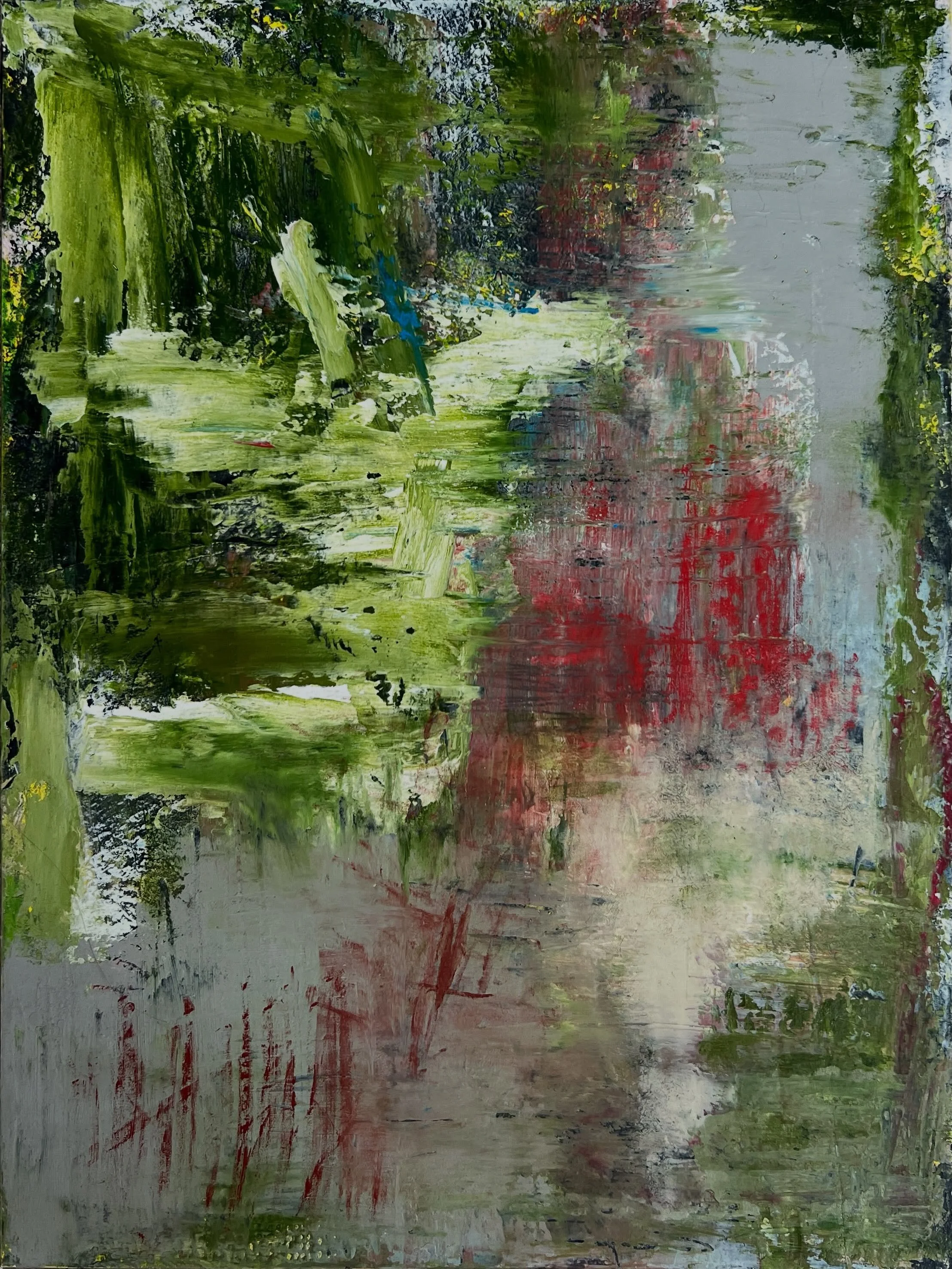 Ballinglen Series | 12&times;16 in. |
Oil &amp; Cold Wax on Panel

#BallinglenArtsFoundation #OilAndColdWax #AbstractPainting #CountyMayo Ireland