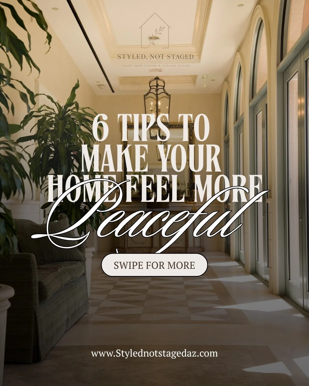 ✨ Your home should be a place that helps you feel calm, comfortable, and inspired.

Sometimes, creating a more peaceful space doesn&rsquo;t require a complete makeover&mdash;just a few intentional changes. From clearing visual clutter to welcoming mo