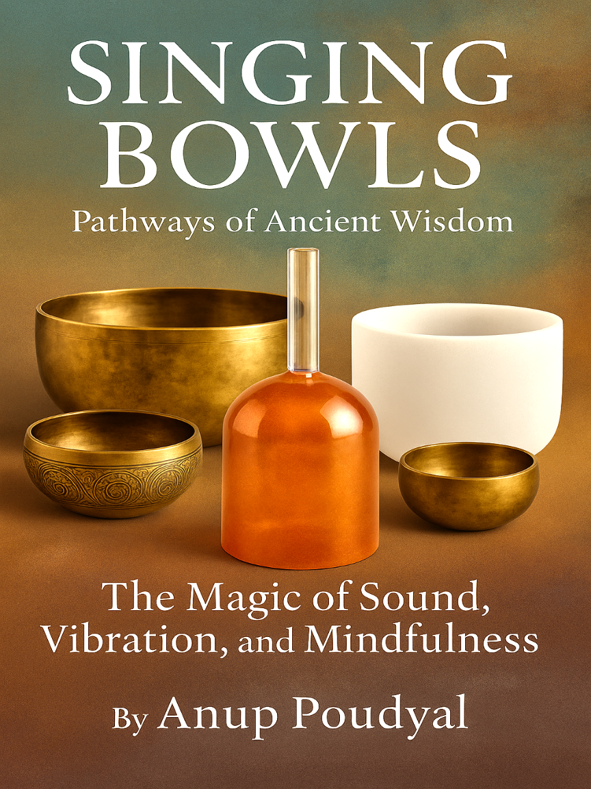 Cover of Singing Bowls: Pathways of Ancient Wisdom by Anup Poudyal.