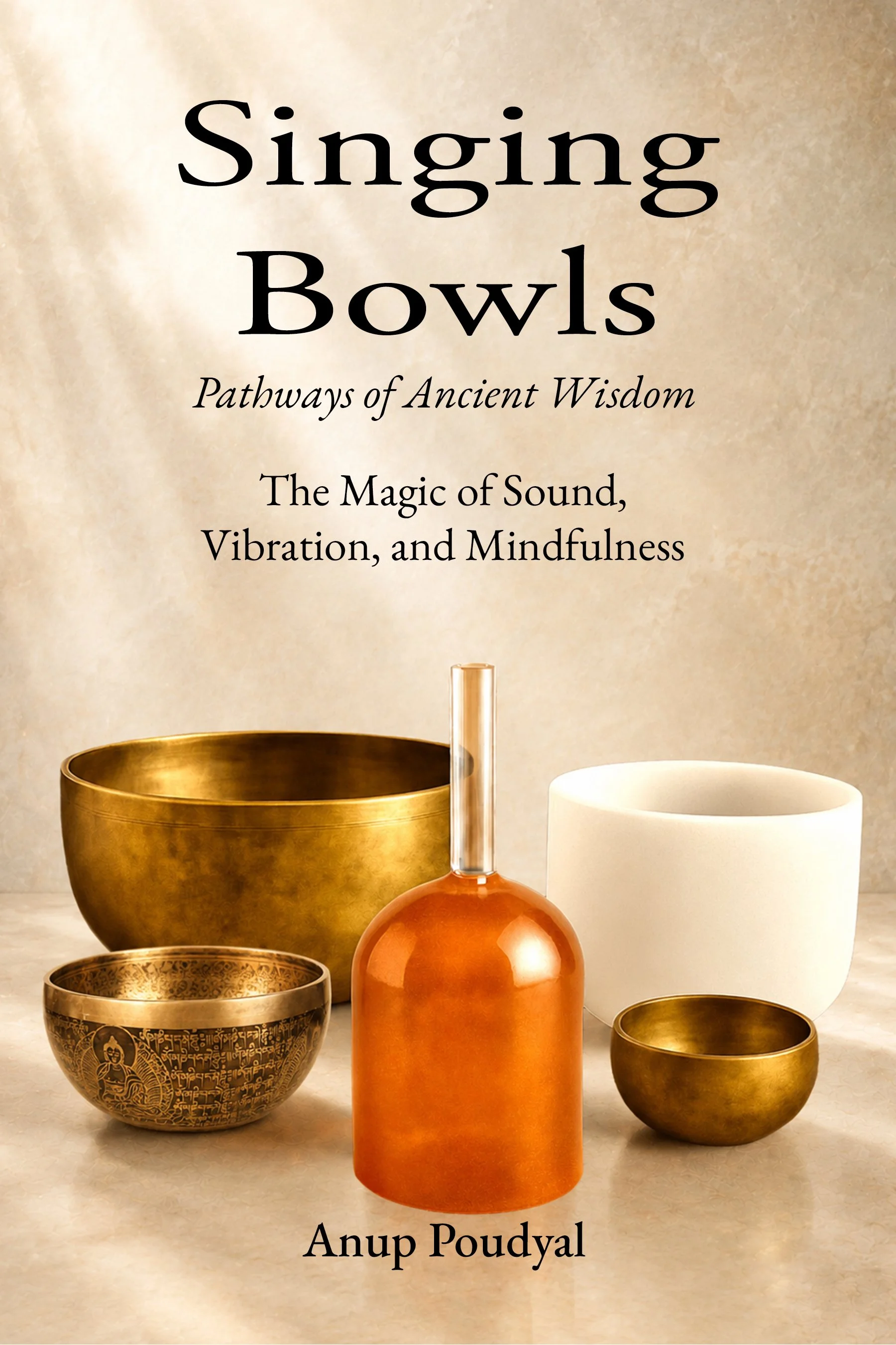 Cover of Singing Bowls: Pathways of Ancient Wisdom by Anup Poudyal.