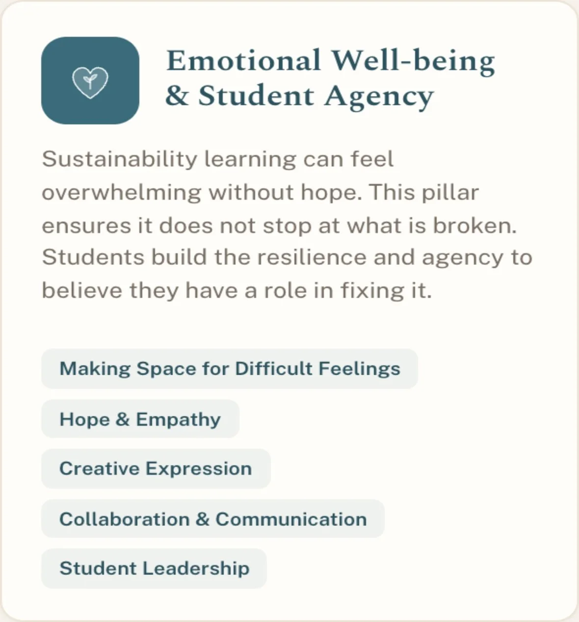 Emotional Well-being & Student Agency