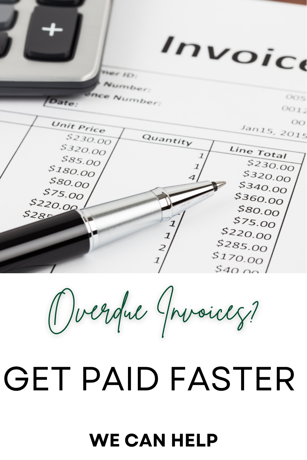 Invoice Collection  and Accounts Receivable Services