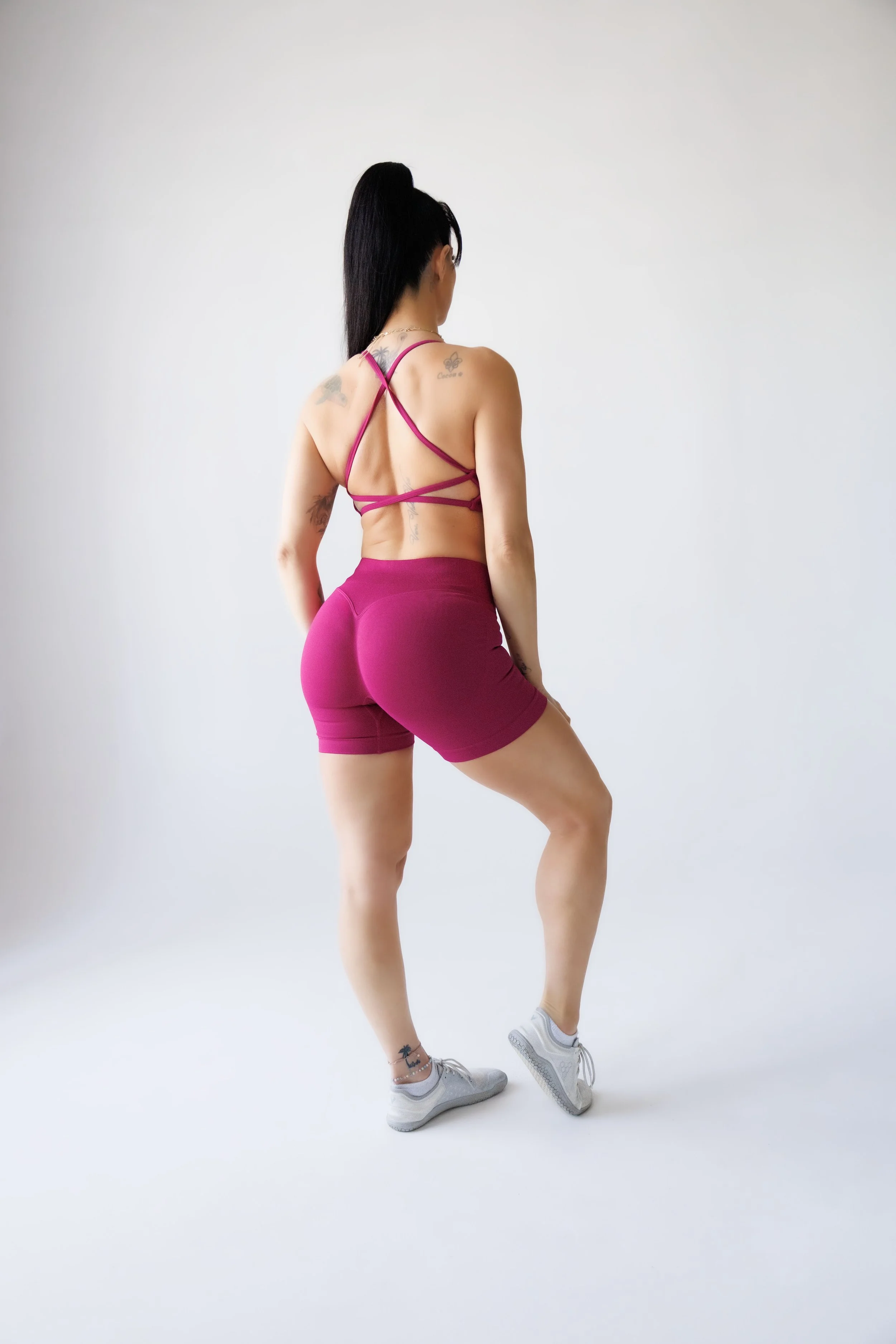 Raspberry Sports Bra