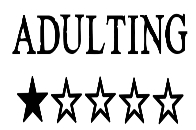 'Adulting 1 Star' Cotton Tote Bag