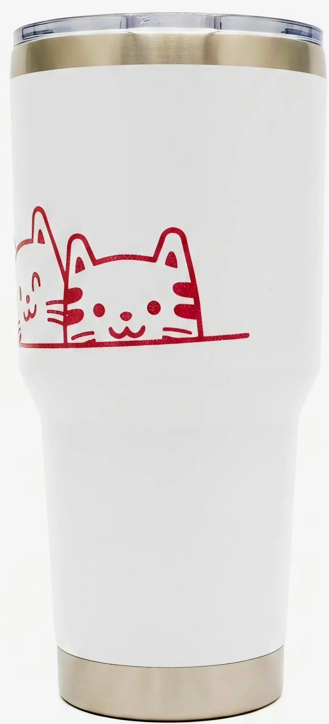 Chic Kitty Glitter Travel Cup - 885ml