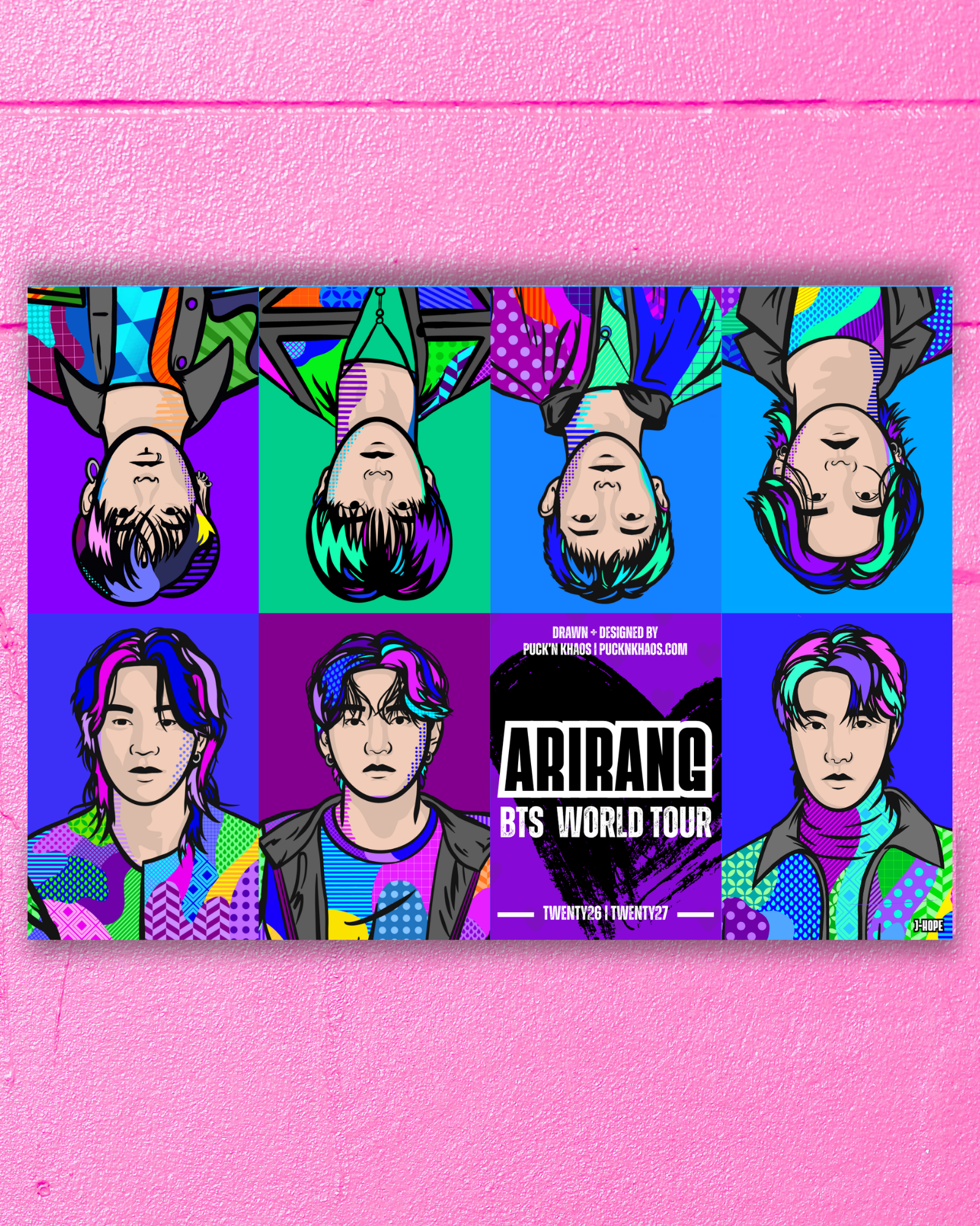 BTS Arirang World Tour — Pop Art Mini Zine (J-Hope | Digital Download)