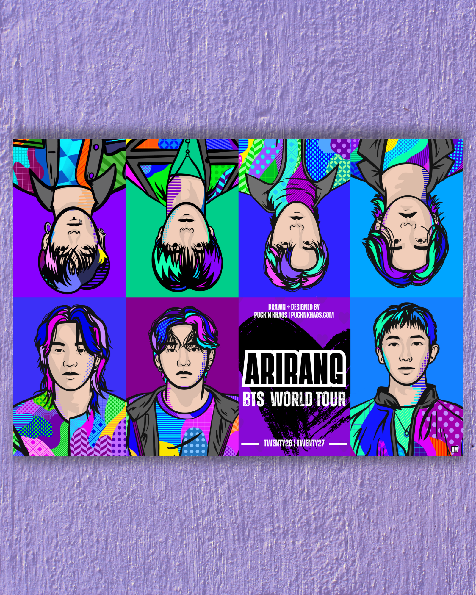 BTS Arirang World Tour — Pop Art Mini Zine (RM | Digital Download)