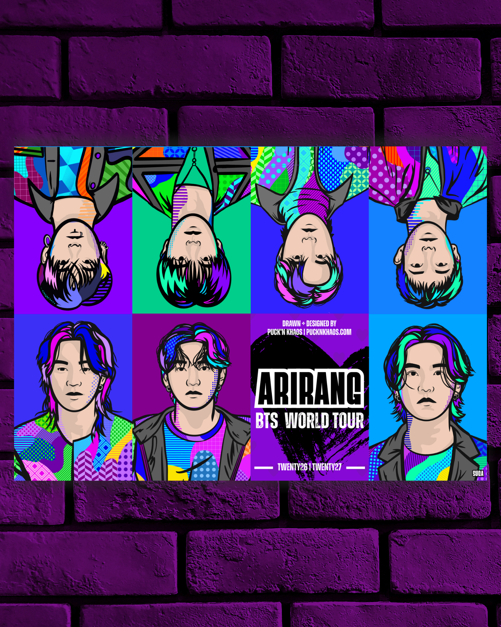 BTS Arirang World Tour — Pop Art Mini Zine (Suga | Digital Download)