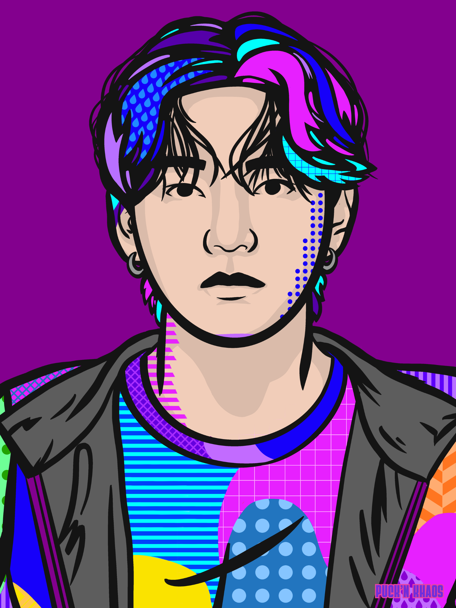 V — BTS Pop Art Poster (Limited Edition)