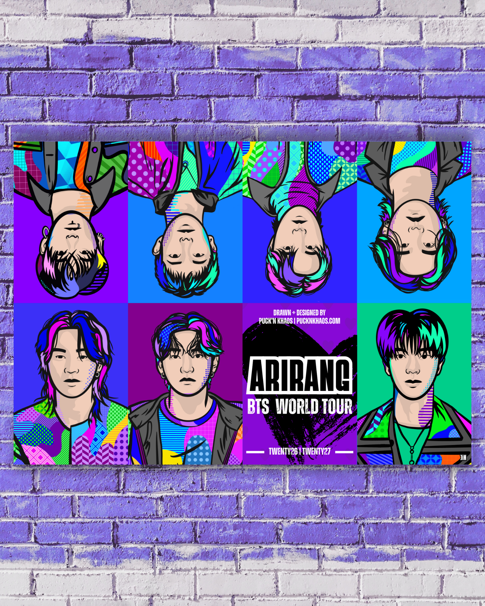 BTS Arirang World Tour — Pop Art Mini Zine (Jin | Digital Download)