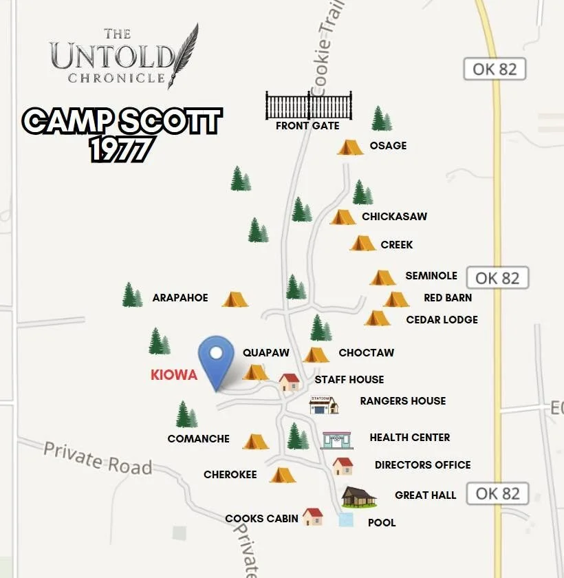 THE GIRL SCOUT MURDERS OF 1977: CAMP SCOTT VISUAL GUIDE
