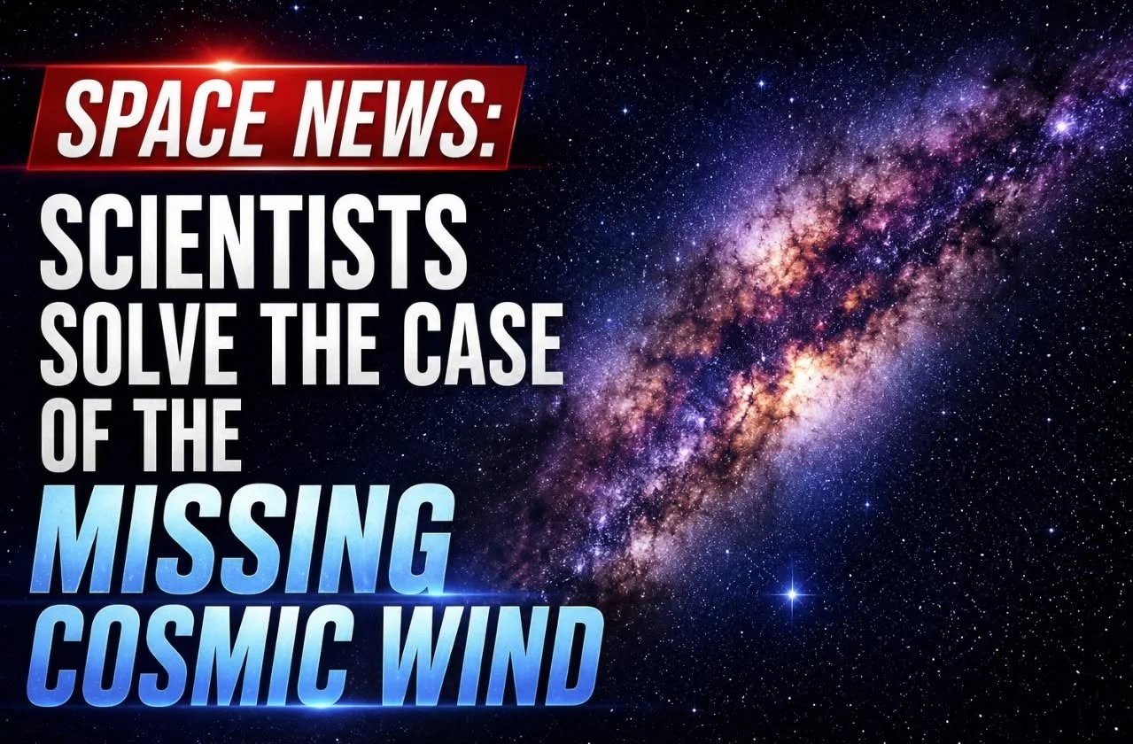 SPACE NEWS: SCIENTISTS SOLVE THE CASE OF THE MISSING COSMIC WIND