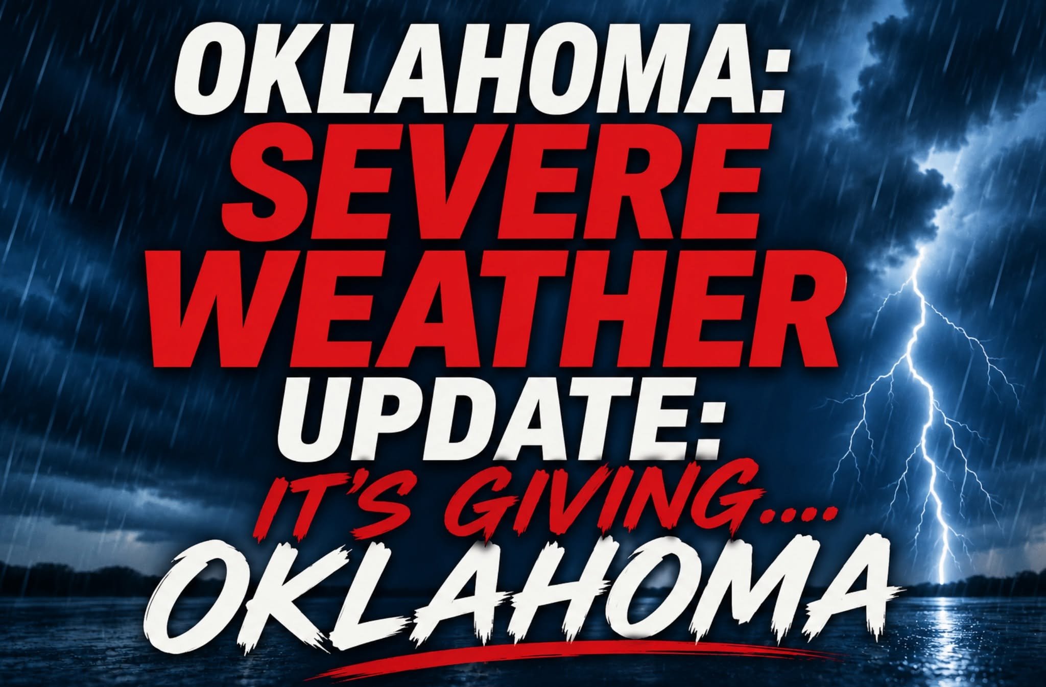 WEEKEND WEATHER UPDATE: IT'S GIVING... OKLAHOMA.
