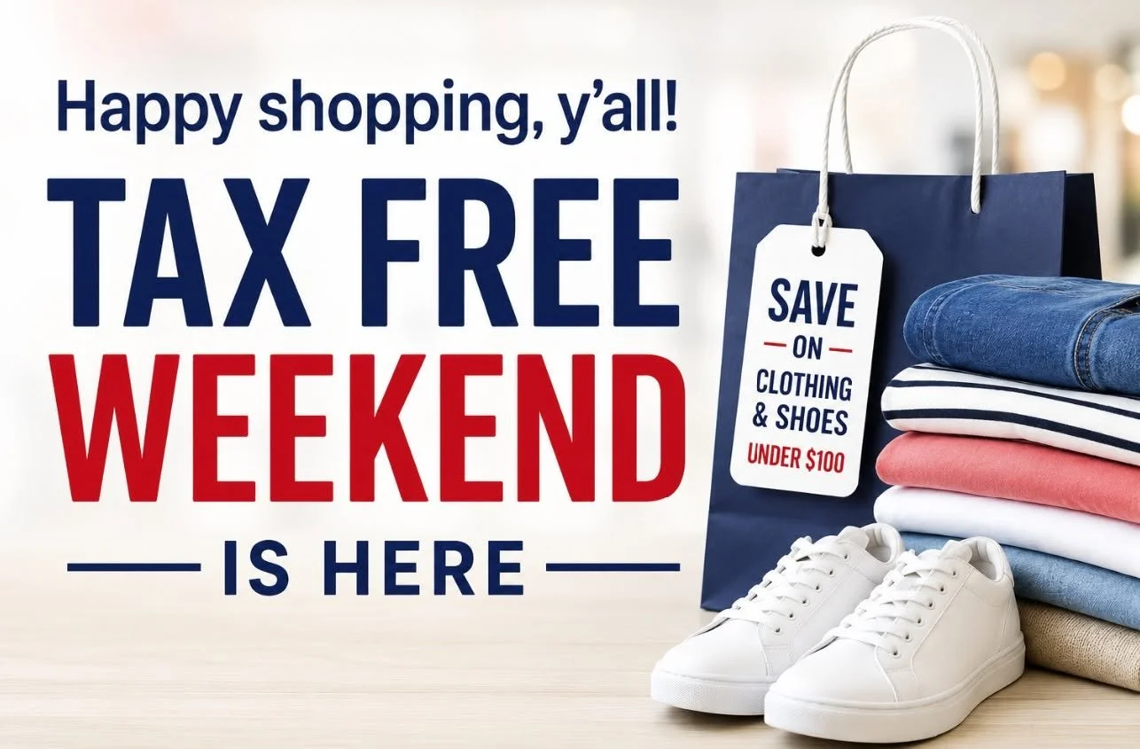 TIME TO SAVE: TAX-FREE WEEKEND HAS ARRIVED