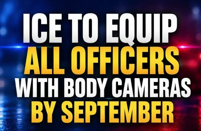ICE TO EQUIP ALL OFFICERS WITH BODY CAMERAS BY SEPTEMBER