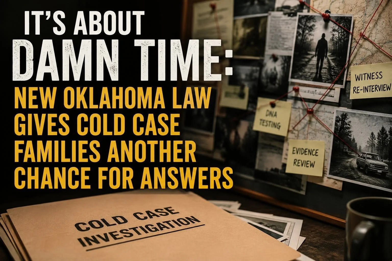 IT’S ABOUT DAMN TIME: NEW LAW GIVES COLD CASE FAMILIES ANOTHER CHANCE FOR ANSWERS