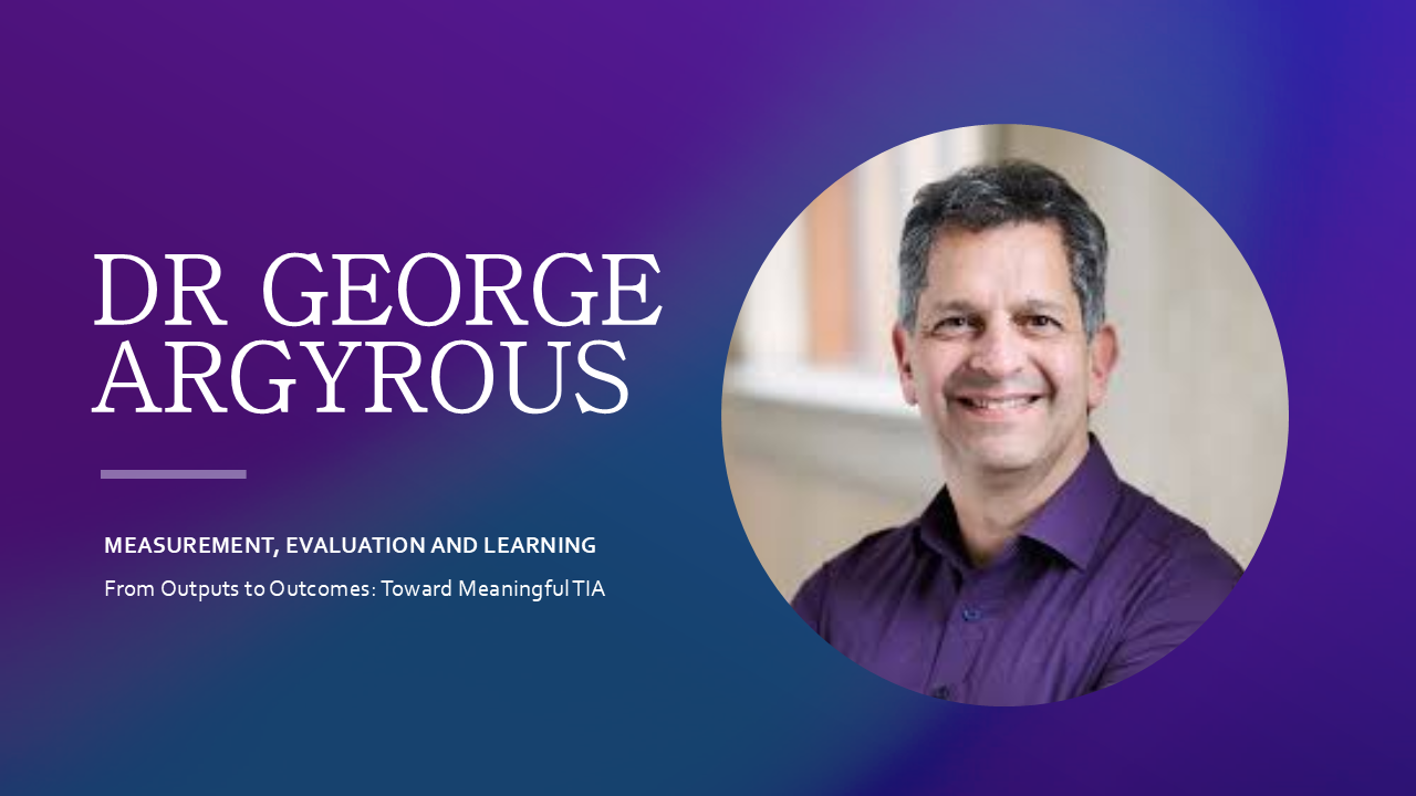 From Outputs to Outcomes: Meaningful Technology Impact Assessment with Dr George Argyrous
