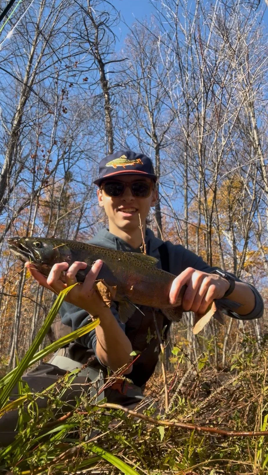 Fly Fishing For Coho Salmon in the Upper Peninsula of Michigan