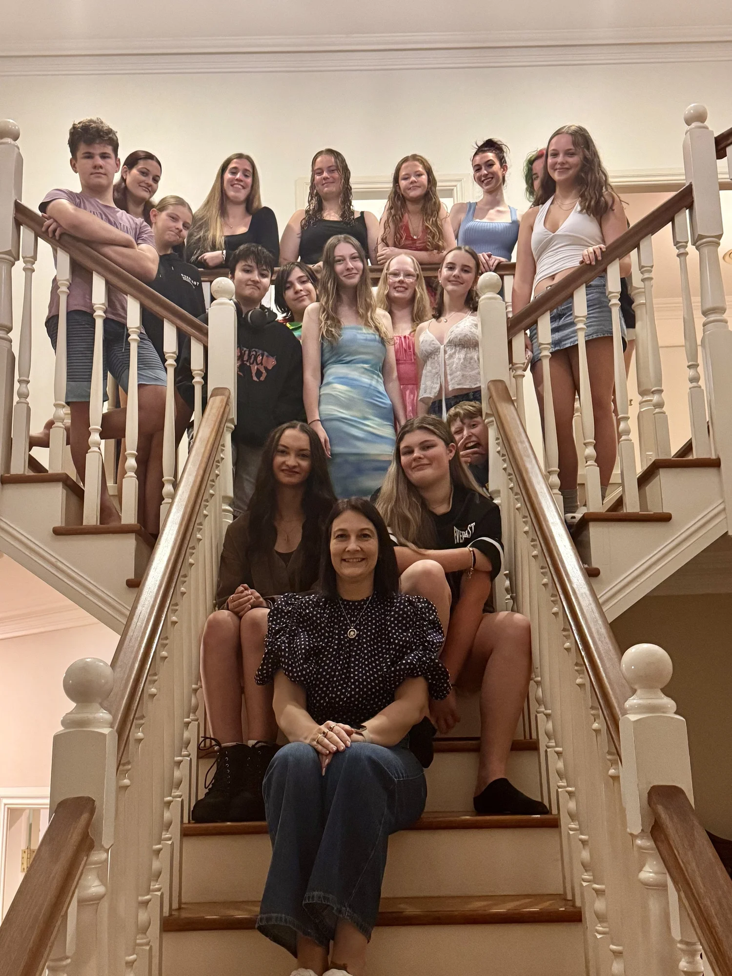Teens participating in a Soaring Spectrum Teen Retreat activity