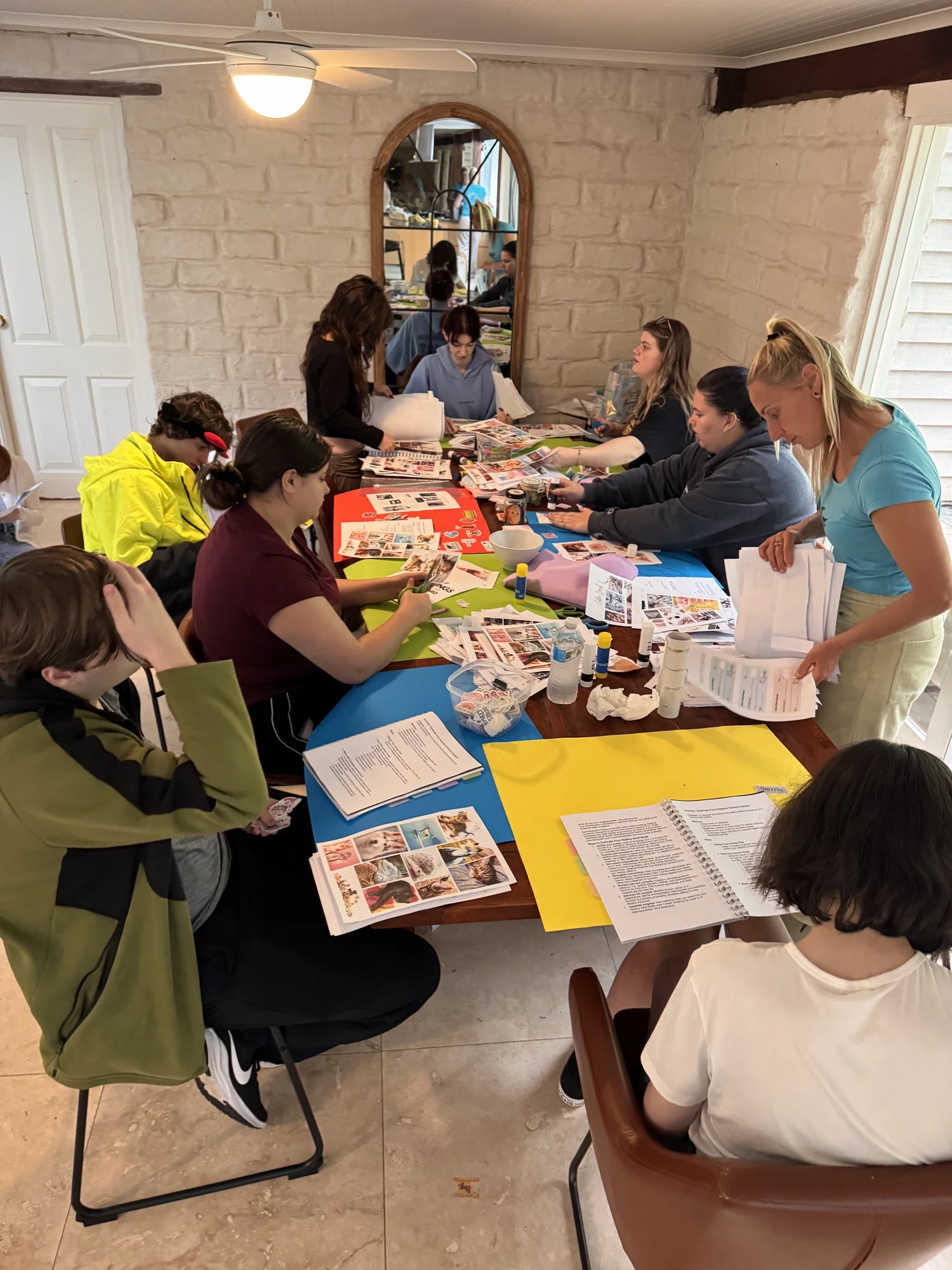 Young adults at a Soaring Spectrum Retreat