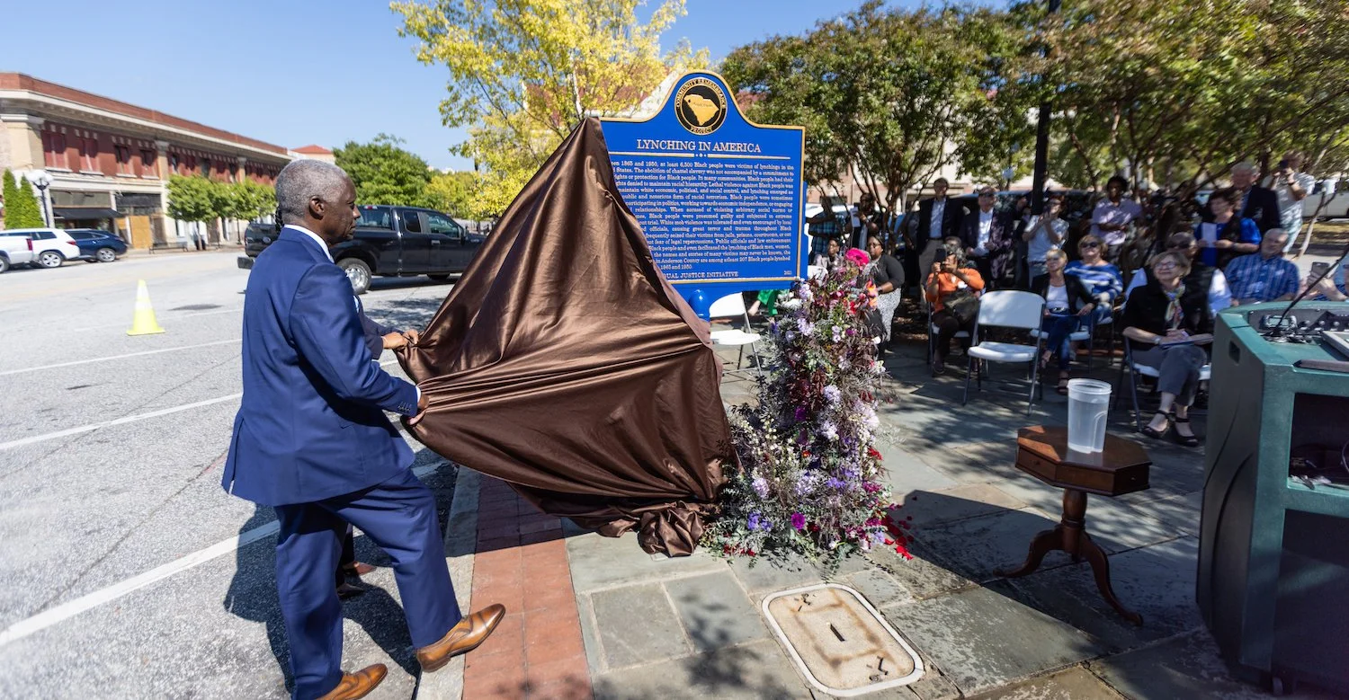 Ceremony of Remembrance - Marker Revealed in Downtown Anderson - October 3, 2023 at 11am.