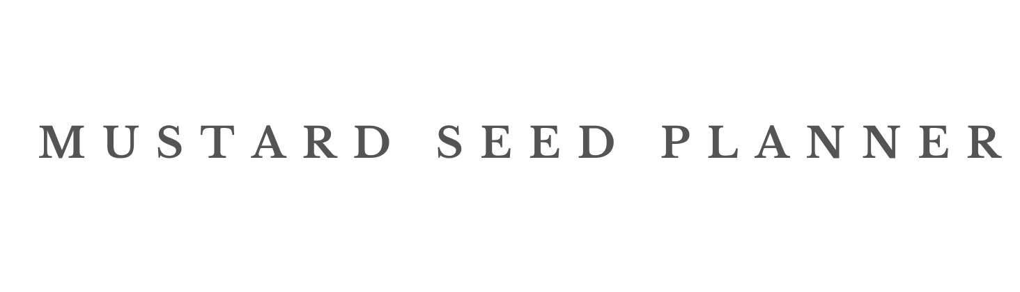 Mustard Seed Planner