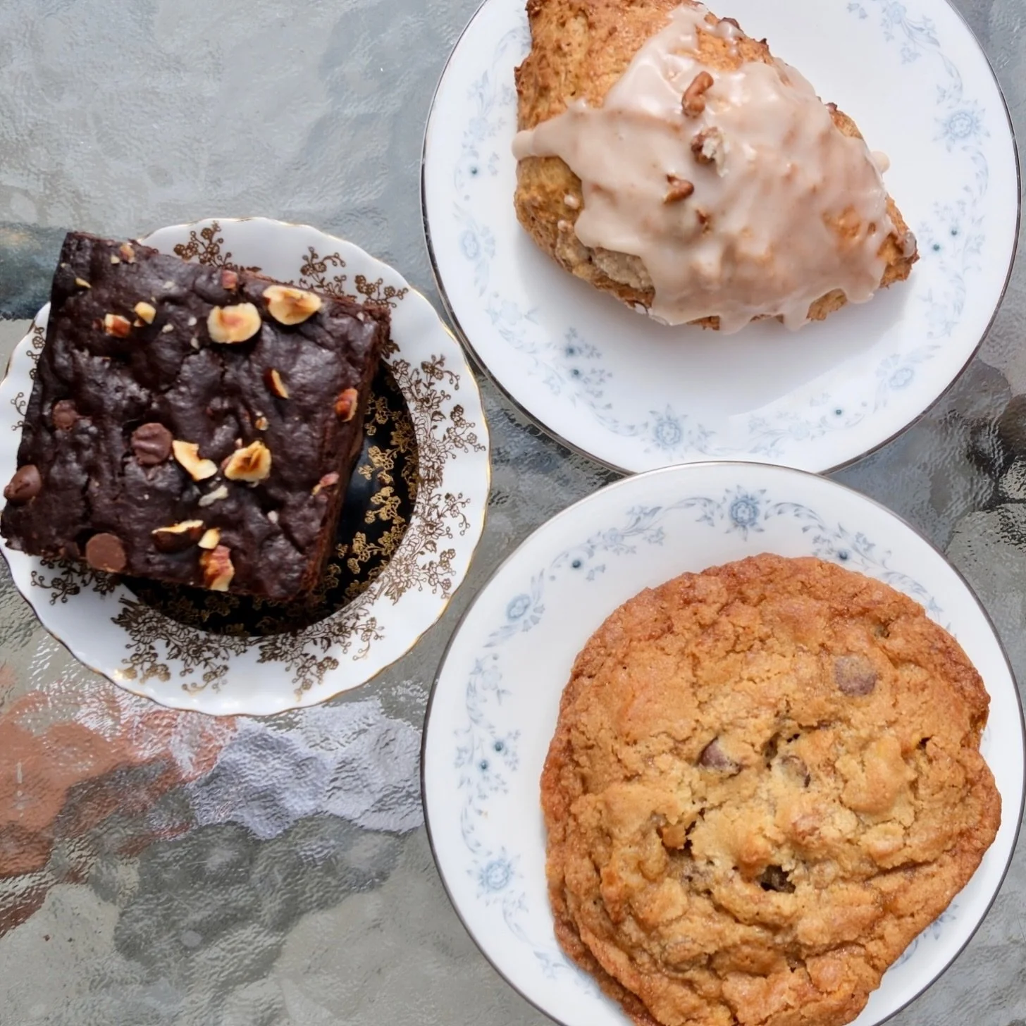 A hazelnut brownie, chai pecan scone, and a compost cookie walked into a cafe. To their horror, they were eaten. Devoured by the humans with the delicious lattes, their lives were short - but sweet.