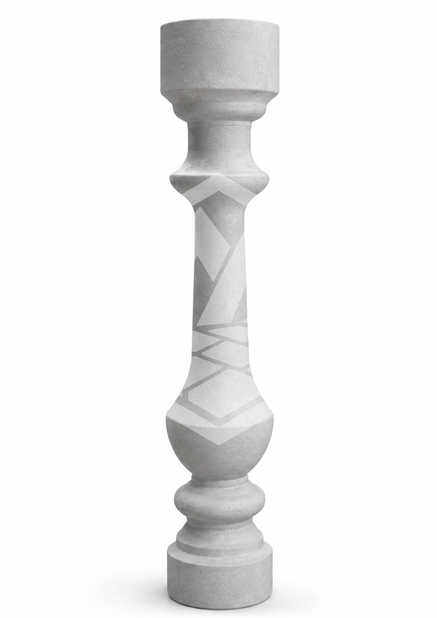 white circular stone pillar
