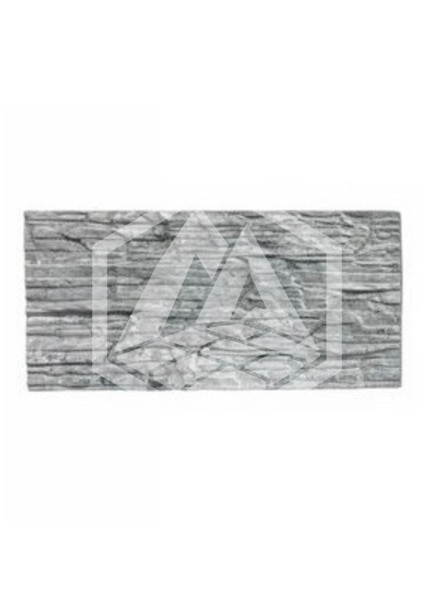 Grayscale wooden surface with a faint, semi-transparent geometric 3D cube design overlay.