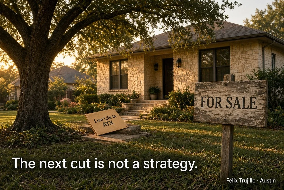 The house already cut once. The next cut is not a strategy.