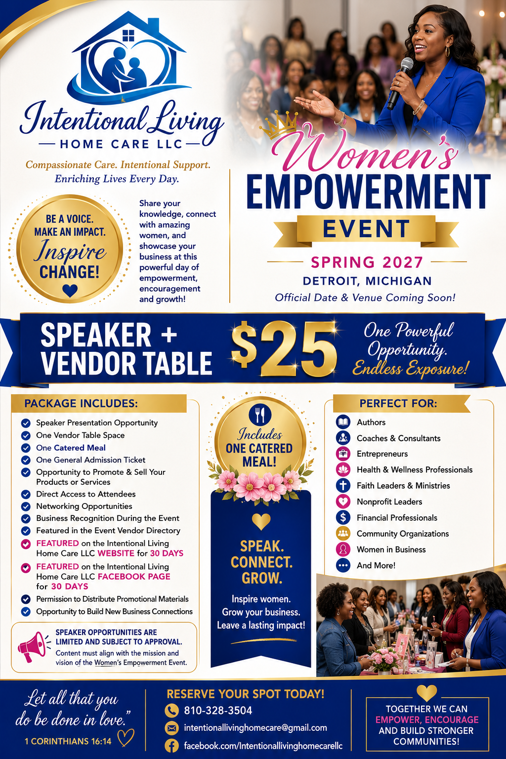 Speaker & Vendor-Tickets will appear as “Sold Out” until official sales open in December.