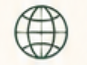 Icon of a globe with latitude and longitude lines