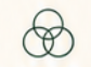 Simple line drawing of three interlinked circles.