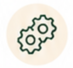 Illustration of two interlocking gears