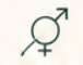 Symbol combining male and female gender icons