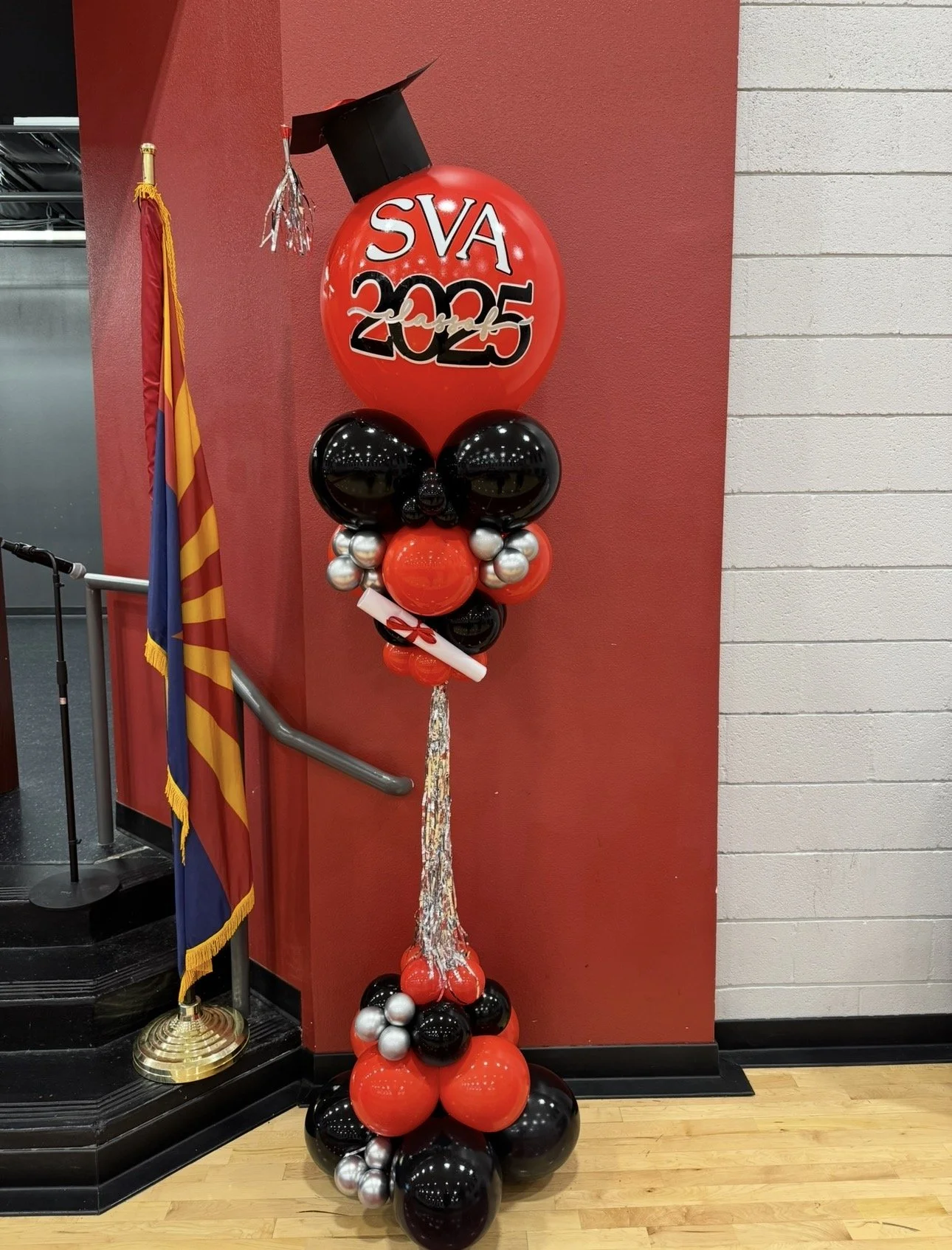 Graduation Balloon Tower