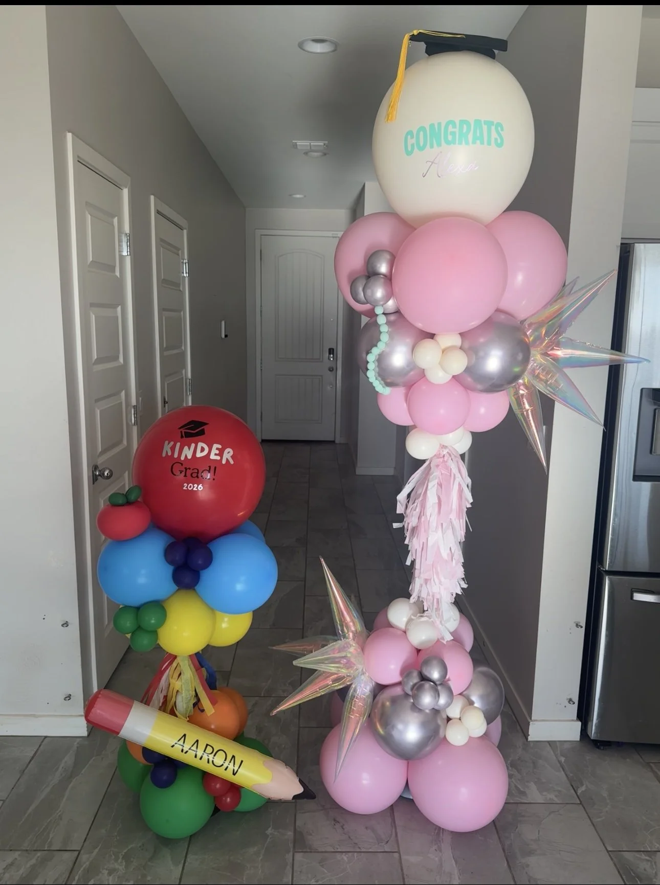 Graduation Balloon Towers