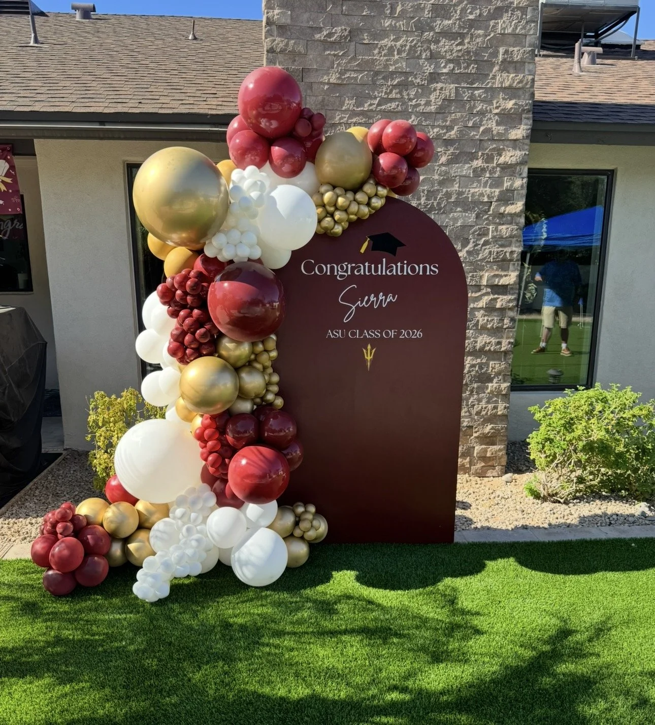 ASU colors for this graduation party