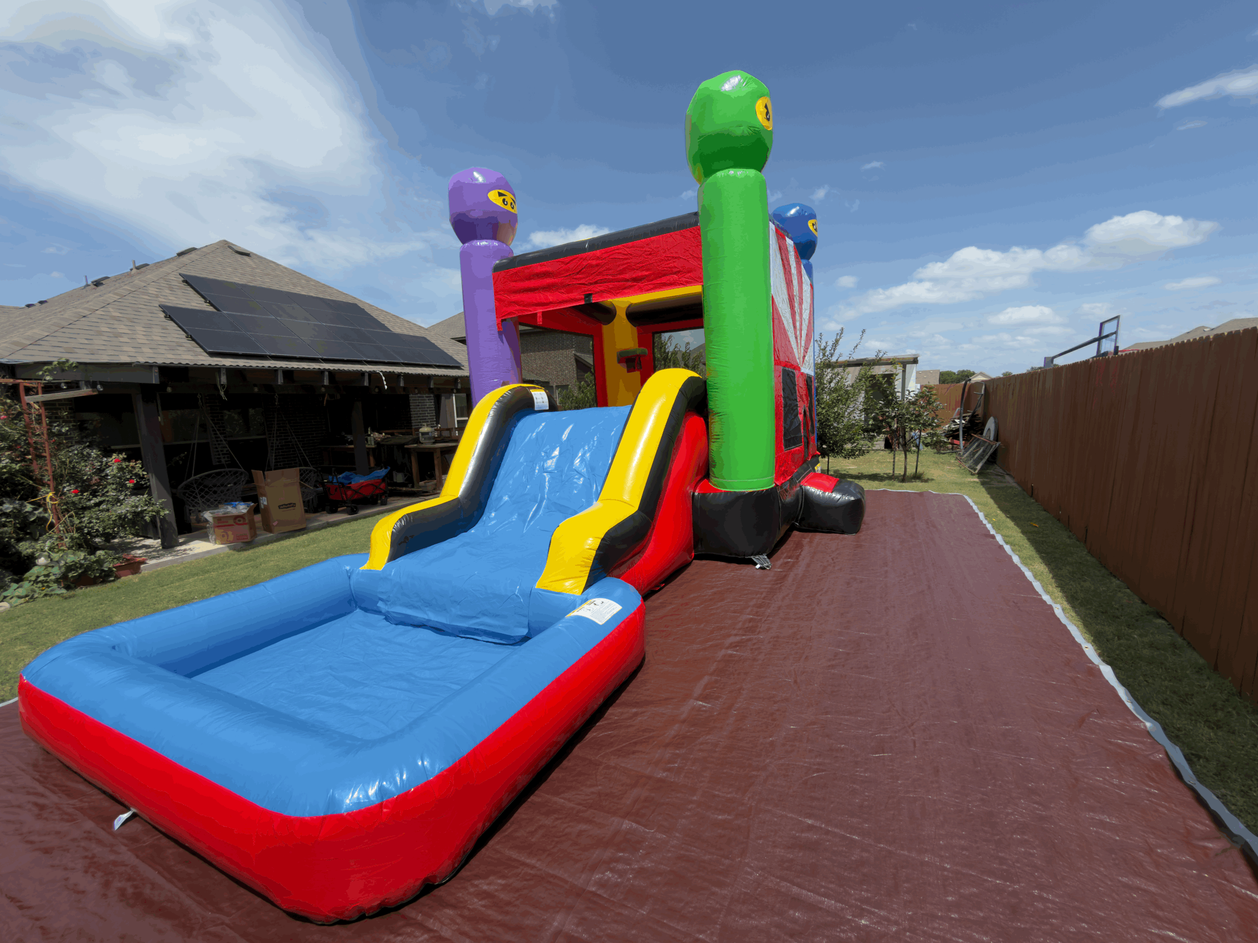 Ninja Warrior Bounce & Slide