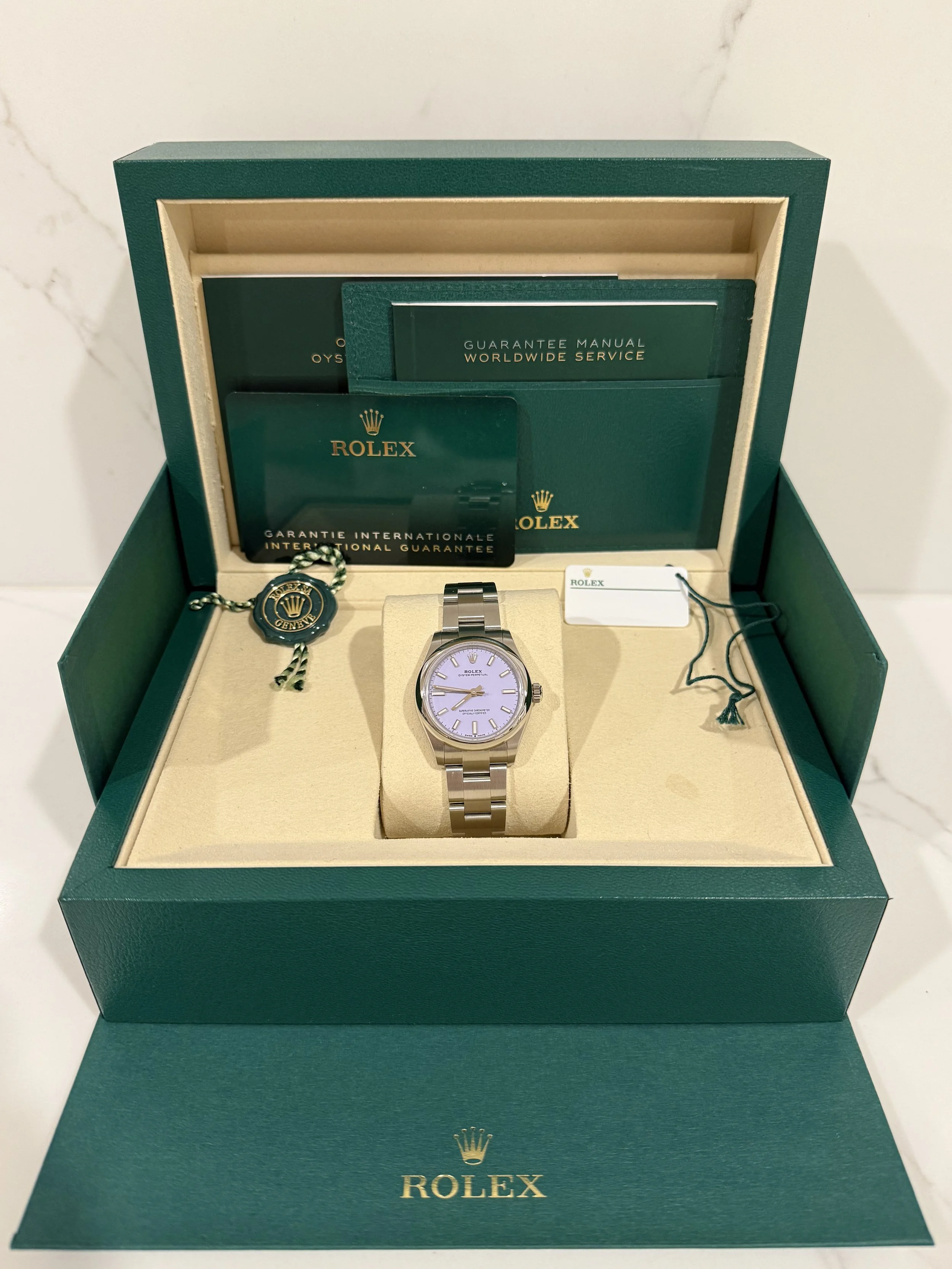 2025 Rolex Oyster Perpetual 31 "Lavender" (Ref: 277200)